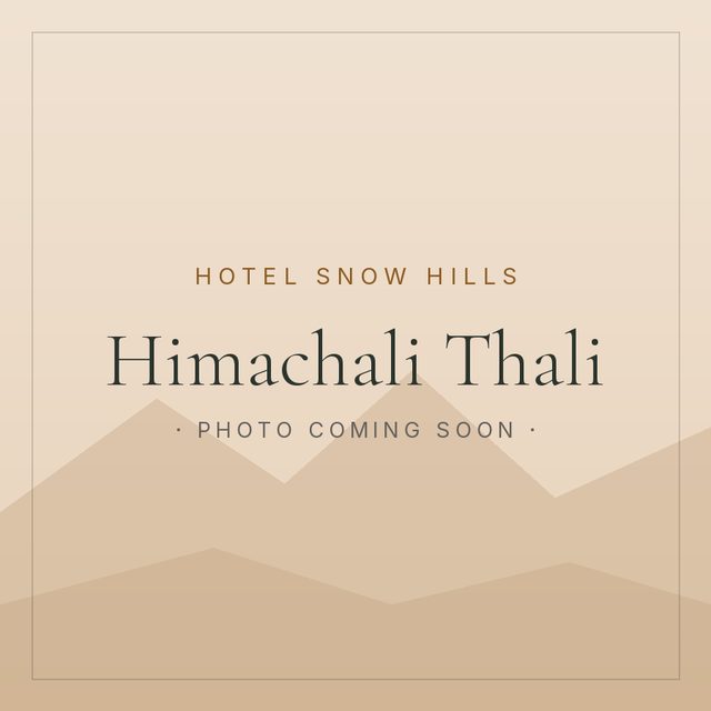 Himachali thali (photo coming soon)